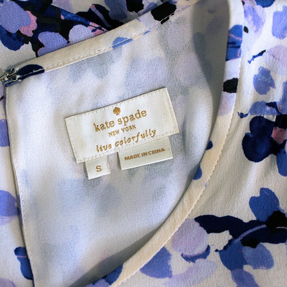 Kate Spade Pansy Blouse - Picture 3 of 3